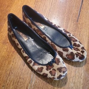 BCBGMAXAZRIA Leopard Print Flats